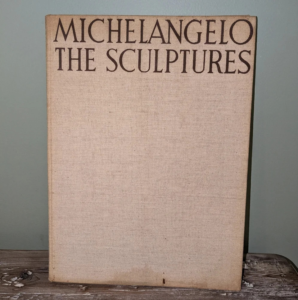 Michaelangelo, The Sculptures, 2nd Edition - Ludwig Goldscheider 1950 Hardcover